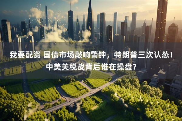 我要配资 国债市场敲响警钟，特朗普三次认怂！中美关税战背后谁在操盘？